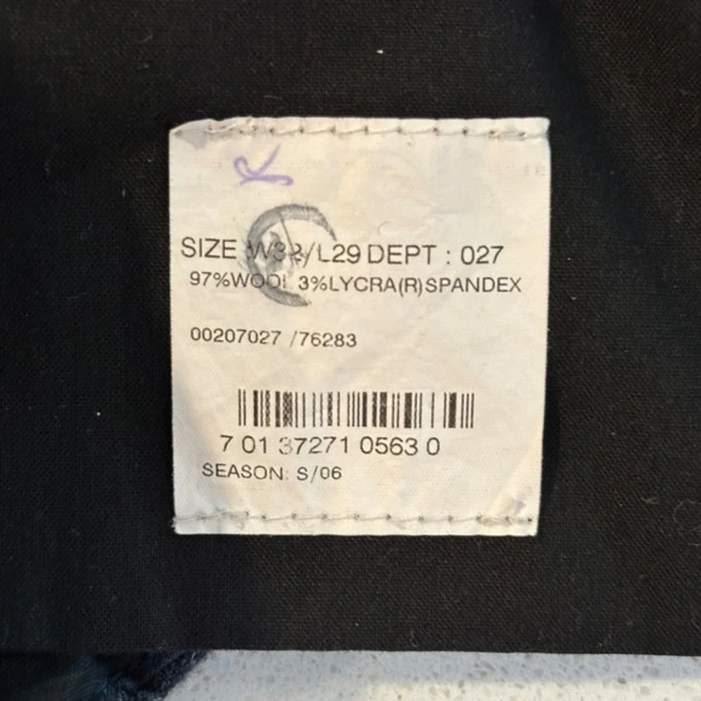 Brooks Brothers 346‎ Men's Gray Wool Lycra Stretch Dress Pants Size 29x28 Read